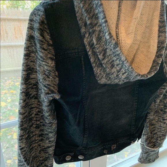 Free People Denim & Knit Jacket - Picture 9 of 10